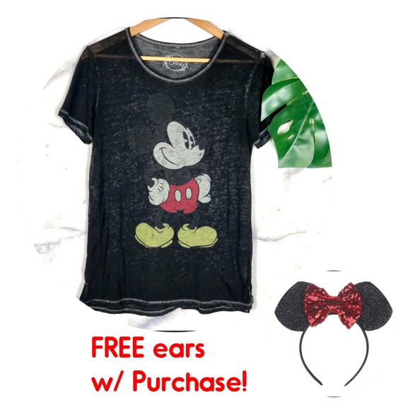 Disney Tops - Disney Vintage Mickey Sheer Top Size: L